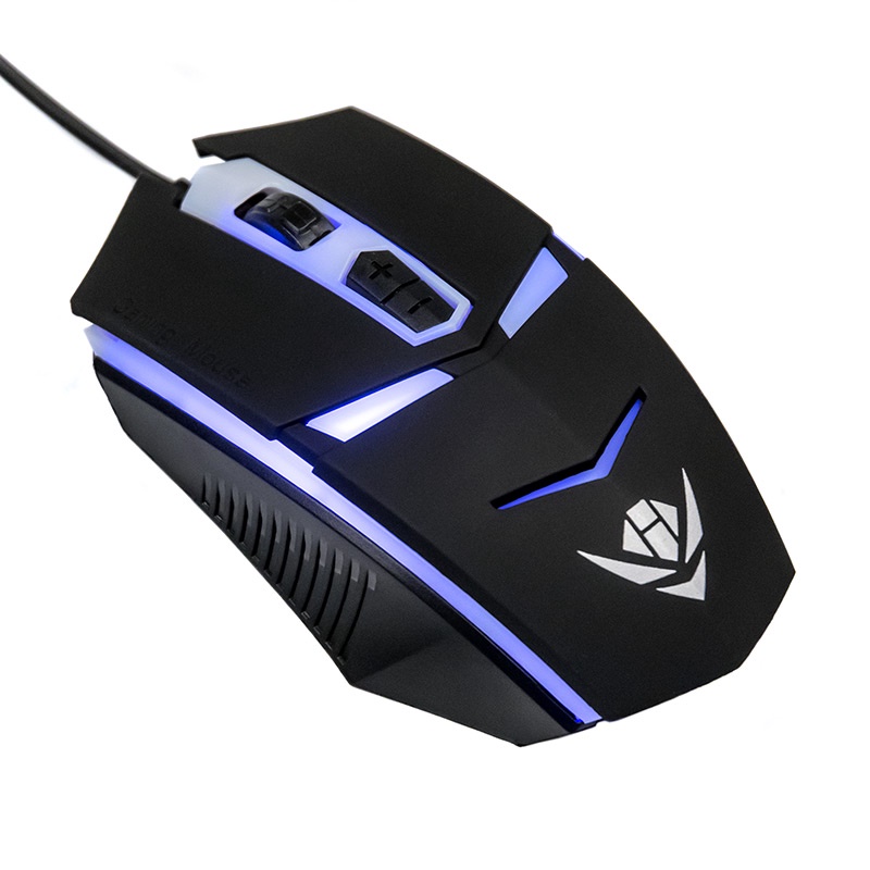 Мышь игровая MOG-02U Nakatomi Gaming mouse 4 кнопки + ролик USB черная