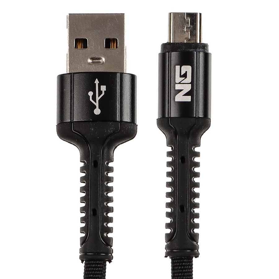 Кабель для зарядки NG Micro USB 1,5 м. 3А, в оплётке, QC3.0, 3 цвета 