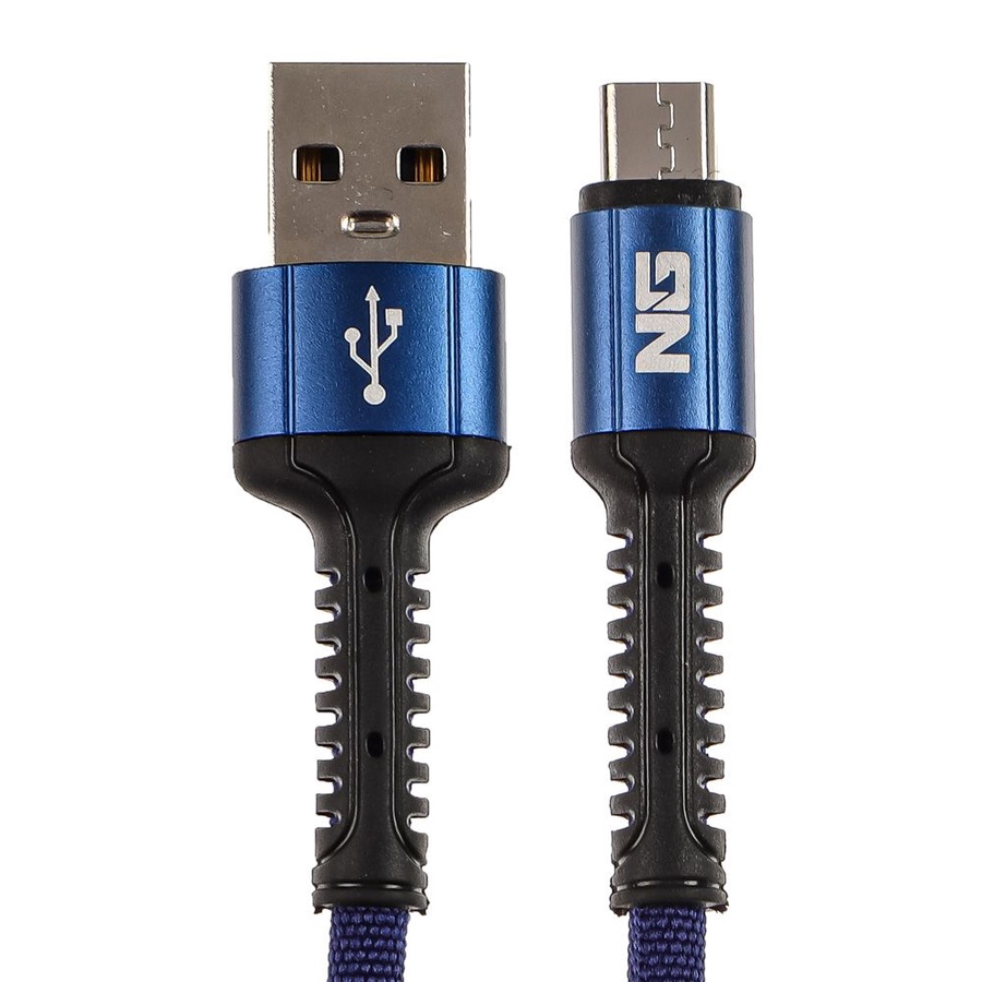 Кабель для зарядки NG Micro USB 1,5 м. 3А, в оплётке, QC3.0, 3 цвета 