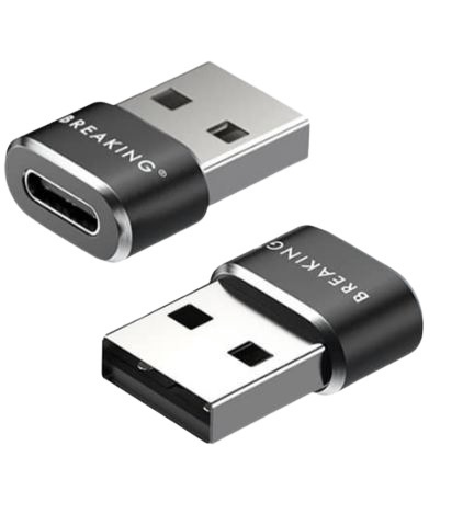 Адаптер Breaking USB-C-USB-A Черный 