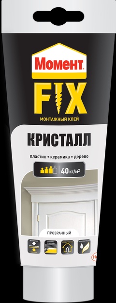 Клей монтажный Fix Кристалл 185 гр. арт. 2574393 