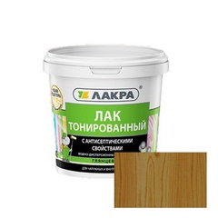 Лак тонированный Лакра акриловый дуб  (0,9кг)