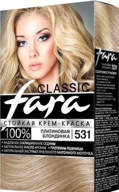 Краска д/волос FARA Classic №531 Платиновая блондинка