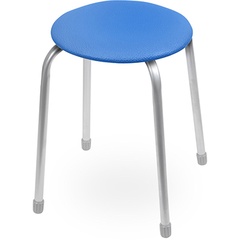 Табурет с круглым сиденьем Ника классика-2 синий 45 см арт. 84125 ТК02/СИ 