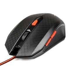 Мышь игровая Nakatomi Gaming MOG-085U mouse 6кнопок + ролик USB черная 