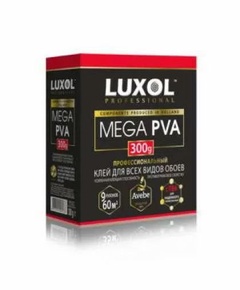 Клей обойный LUXOL MEGA PVA Professional, 300г