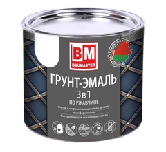 Грунт-эмаль по ржавчине 3 В 1 “BAUMASTER” желтая RAL 1003 0,8л